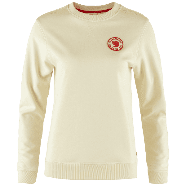 Pulover Fjällräven 1960 Logo Badge Sweater Women Chalk White