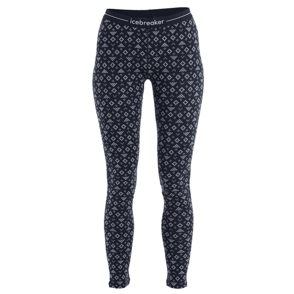Colanți Icebreaker Merino 260 Vertex Leggings First Snow Women MIDNIGHT NAVY/SNOW/J