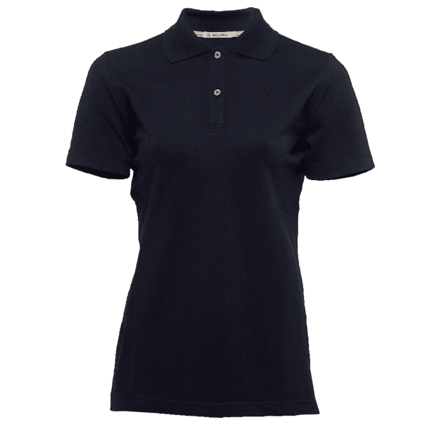 Tricou polo Aclima LeisureWool pique Shirt Women Navy Blazer