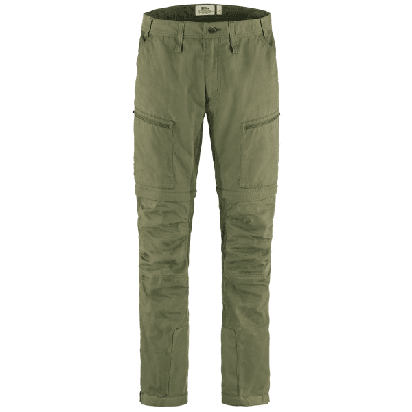 Pantaloni Fjällräven Abisko Lite Trekking Zip-Off Trousers Regular Green-Laurel Green