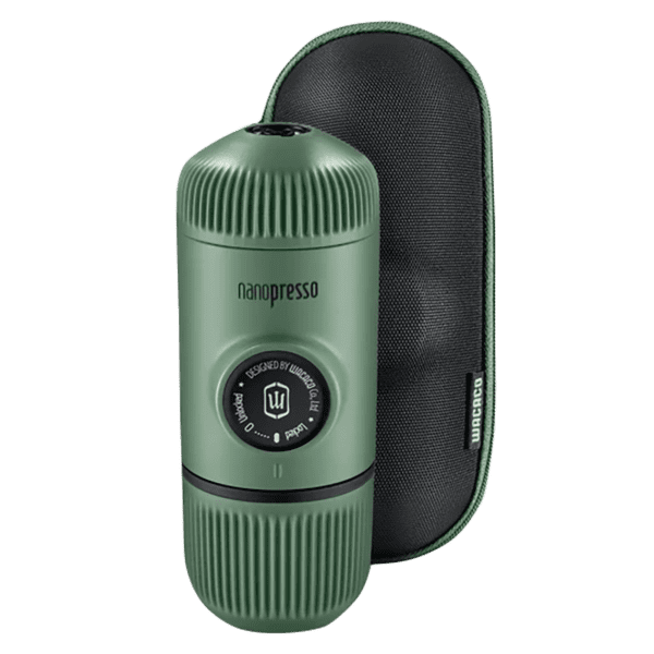 Aparat de cafea Wacaco Nanopresso + case moss green