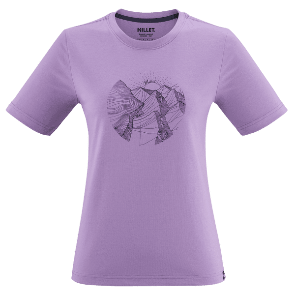 Tricou cu mânecă scurtă Millet CIMAI PRINT TS SS Women VIBRANT VIOLET NEW