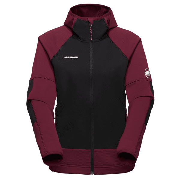 Hanorac Mammut Massone ML Hooded Jacket Women 3808 vin-black