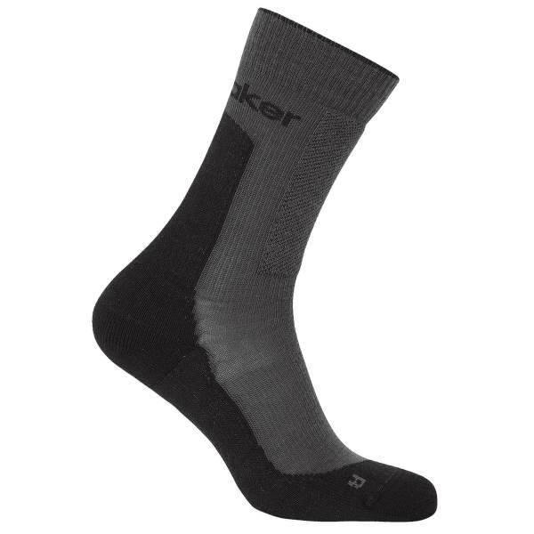 Șosete Icebreaker Merino Hike+ Medium Crew Women OBSIDIAN/BLACK