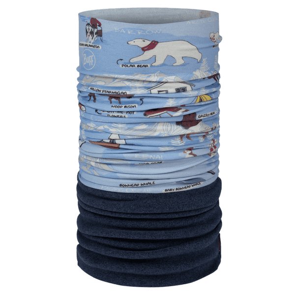Eșarfă Buff Polar IMUS WASHED BLUE