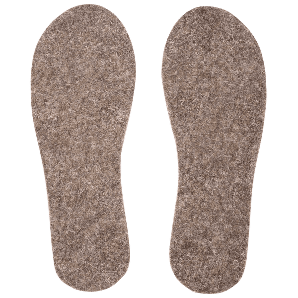 Inserții pentru pantofi Tova Wool soles Precut Eco Natural Brown