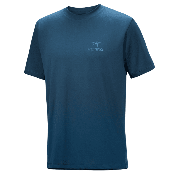 Tricou cu mânecă scurtă Arcteryx Kragg SL Cotton Bird Word SS Men Nightscape / Lt Night