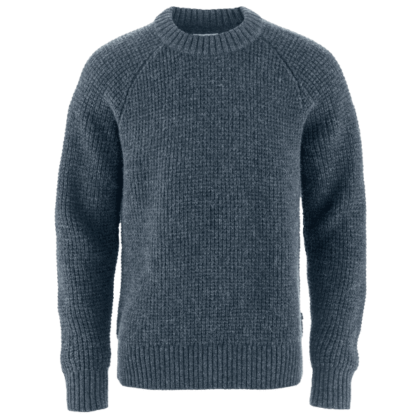 Pulover Fjällräven Övik Waffle Knit Men Navy