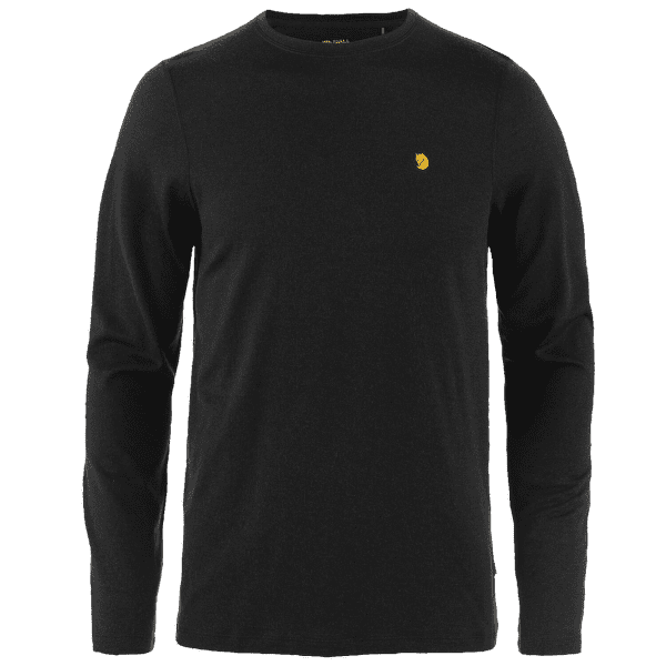 Tricou cu mânecă lungă Fjällräven Bergtagen Merino 190 LS Men Black