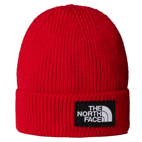 Căciuli The North Face TNF LOGO BOX CUFFED BEANIE TNF RED