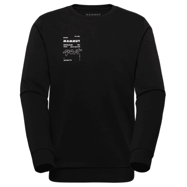 Hanorac Mammut MAMMUT CORE ML CREW NECK MEN VERT black 0001