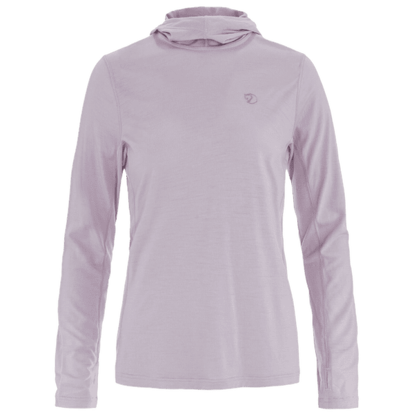 Hanorac Fjällräven ABISKO WOOL HOODIE WOMEN Lavender Mist