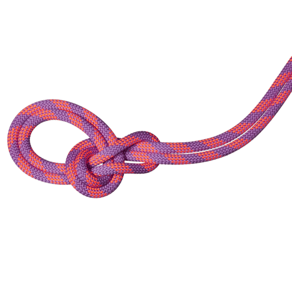 Frânghie Mammut 9.5 Crag Dry Rope Duodes lavandin-vibrant orange