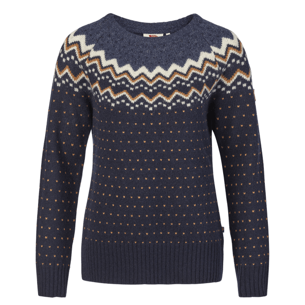 Pulover Fjällräven Övik Knit Sweater Women Dark Navy