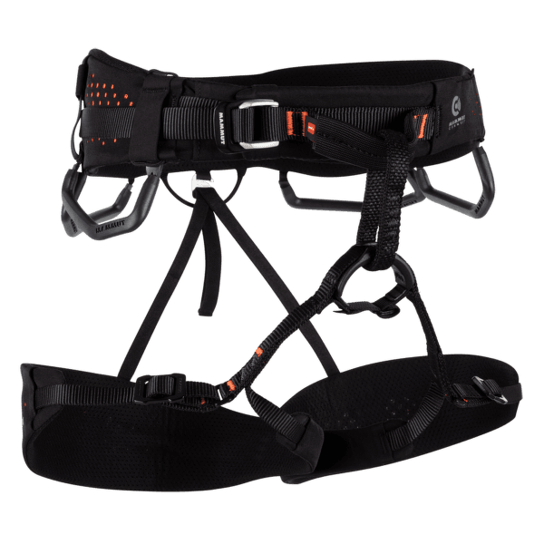 Șaua Mammut Comfort Fast Adjust Harness Men black-safety orange 00430