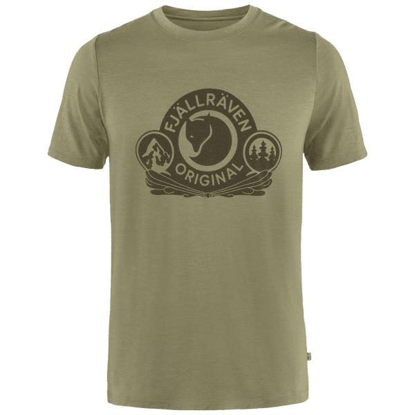 Tricou cu mânecă scurtă Fjällräven Abisko Wool Classic SS Men Light Olive