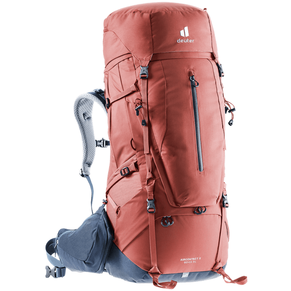 Rucsac deuter Aircontact X 60+15 SL redwood-ink