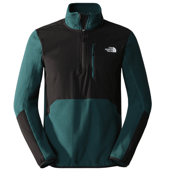 Hanorac The North Face GLACIER PRO 1/4 ZP Men PONDEROSA GREEN/TNF BLACK
