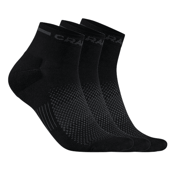 Șosete Craft Core Dry Mid 3p Sock 999000 Black