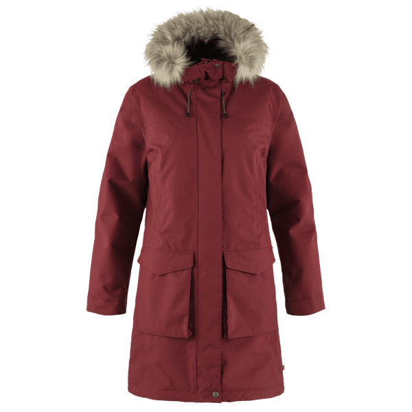 Hanorac Fjällräven Nuuk Lite Parka Women Bordeaux Red