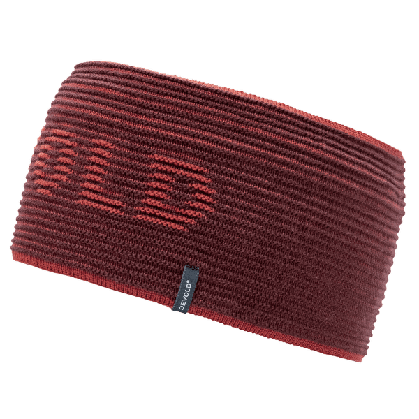 Bandă pentru cap Devold Rib Logo Merino Headband 164A BEAUTY