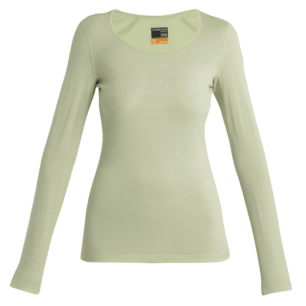 Tricou cu mânecă lungă Icebreaker Oasis LS Scoop Women (104378) GLAZEN
