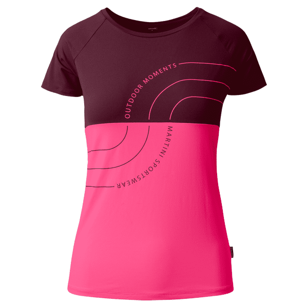 Tricou cu mânecă scurtă Martini VIA Shirt Dynamic Women blush/fairy tale