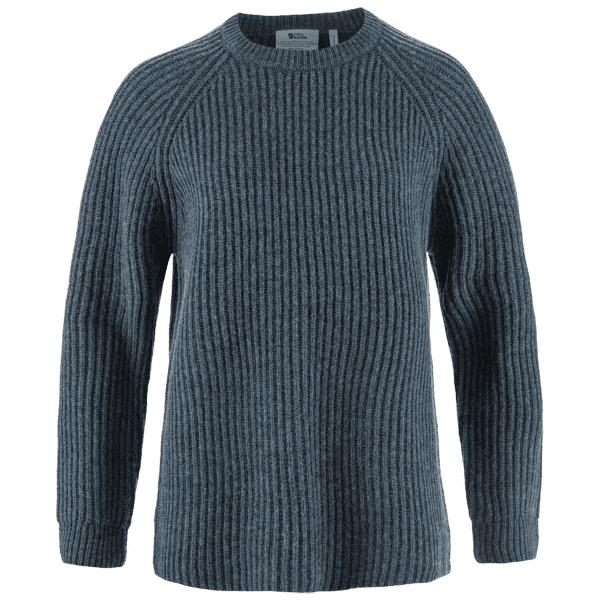 Pulover Fjällräven Övik Rib Sweater Women Navy