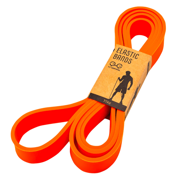 Booster Y Y Vertical Elastic Bands Orange 35 kg