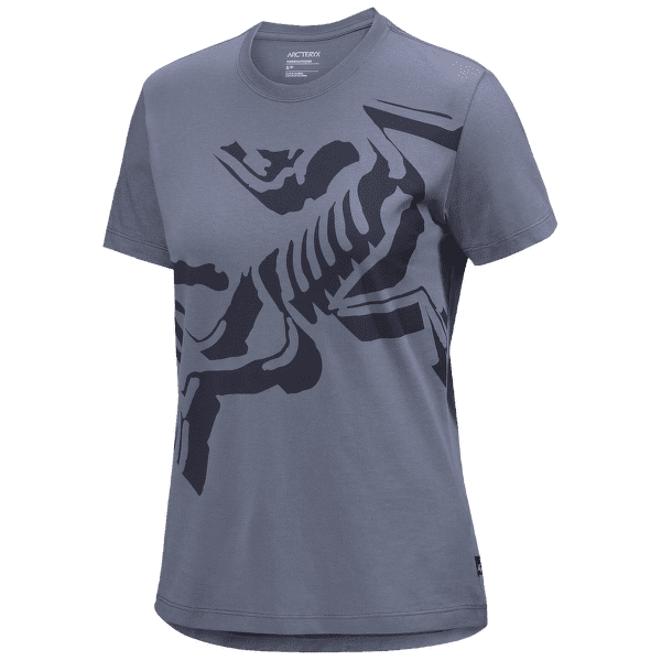 Tricou cu mânecă scurtă Arcteryx Bird Cotton T-Shirt SS Women Stratus / Dk Stratus