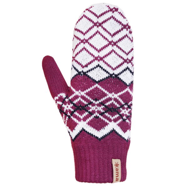 Mănuși Kama Knitted Merino gloves Kama R112 magenta