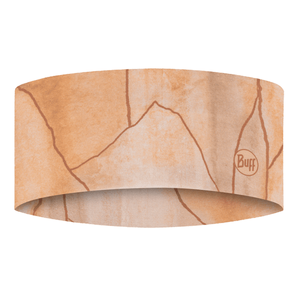 Bandă pentru cap Buff Coolnet UV Wide Headband MOUTAH APRICOT