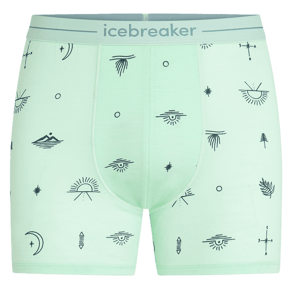 Boxeri Icebreaker Merino 150 Anatomica Boxers Explore More AOP Men MINT/AOP