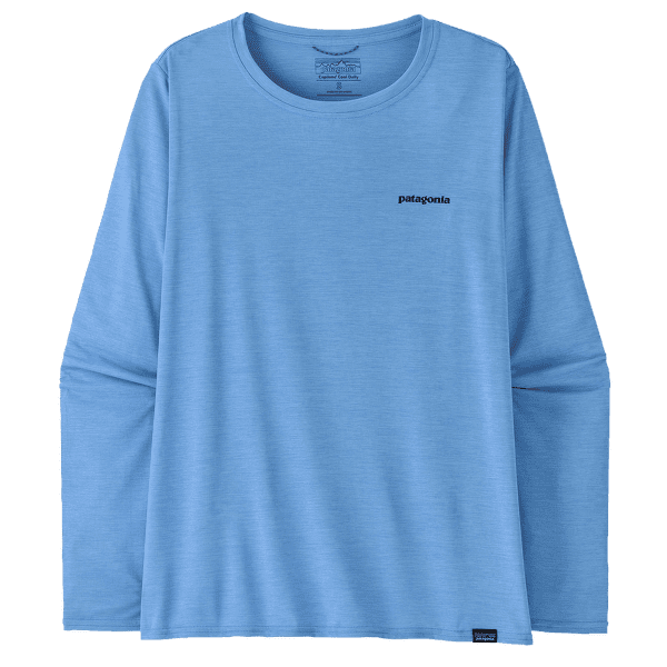 Tricou cu mânecă lungă Patagonia Cap Cool Daily Graphic Shirt Waters Long Sleeve Women Fitz Roy Trout: Abundant Blue X-Dye