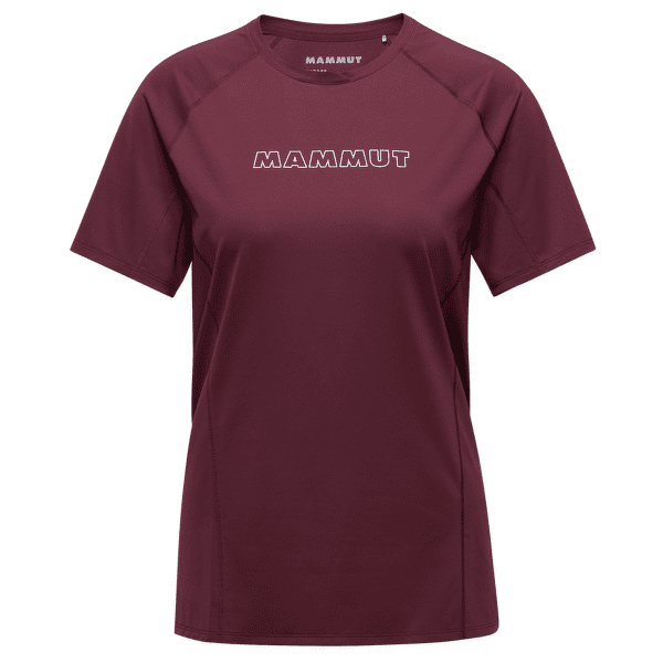 Tricou cu mânecă scurtă Mammut Selun FL T-Shirt Women Logo 3800 vin
