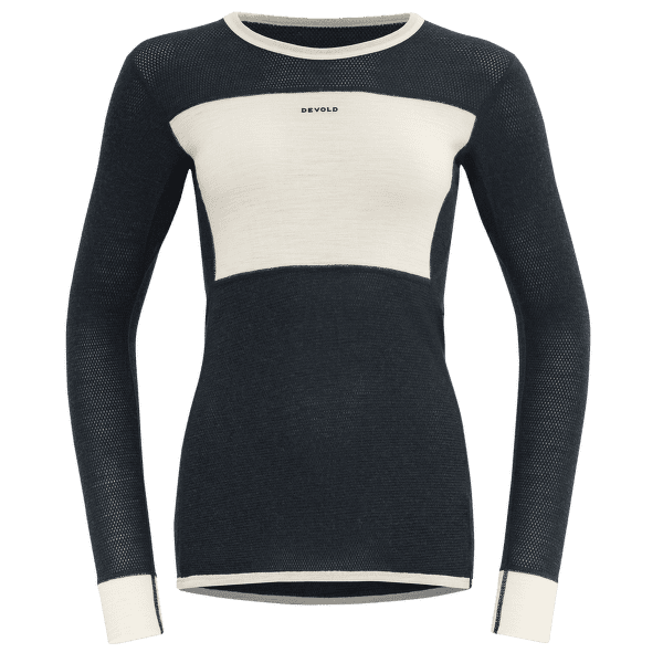 Tricou cu mânecă lungă Devold Wool Mesh Shirt Women (151-226) 284C INK/OFFWHITE