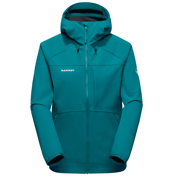 Jachetă Mammut Ultimate Comfort SO Hooded Jacket Women 40320 deep teal