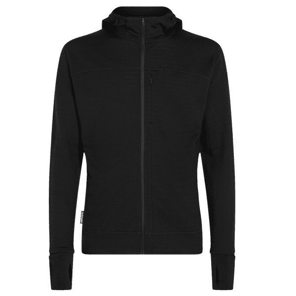 Hanorac Icebreaker Merino Blend 300 RealFleece™ Descender LS Zip Men BLACK
