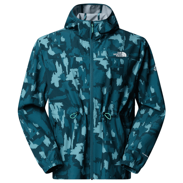 Jachetă The North Face MOUNTAIN ATHLETICS HOODED WIND JKT-PRI Women DQD DEEP CYPRESS PAINTED MOUNTAINS PRINT
