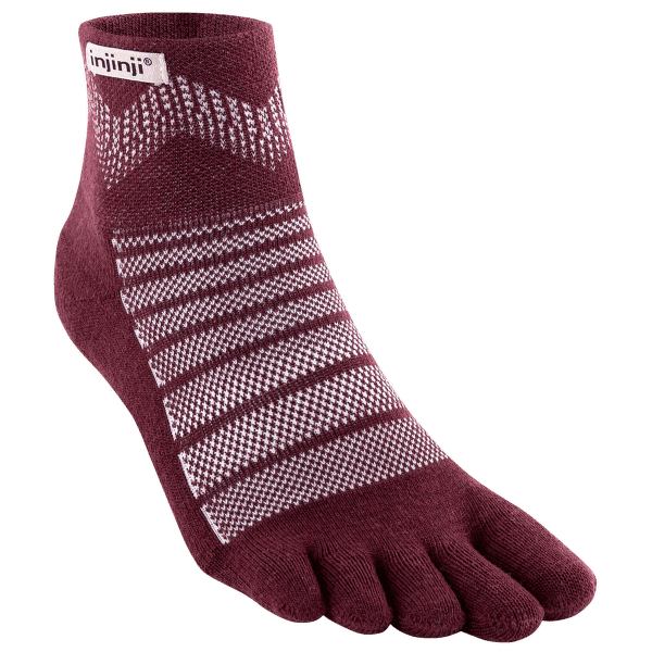 Șosete Injinji Outdoor Midweight Mini-Crew Wool GARNET