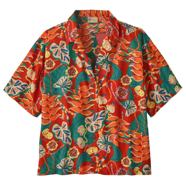Cămașă cu mânecă scurtă Patagonia Tidal Threads Shirt Tropiclimb: Hot Ember