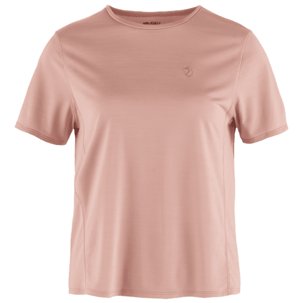 Tricou cu mânecă scurtă Fjällräven ABISKO LITE SS WOMEN Chalk Rose