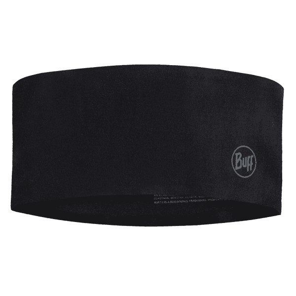Bandă pentru cap Buff ThermoNet Headband SOLID BLACK
