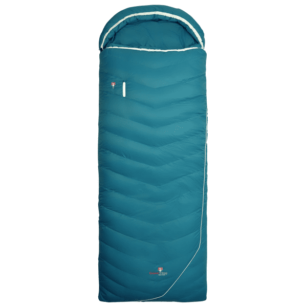 Sac de dormit Grüezi bag Biopod DownWool Subzero Comfort Autumn Blue