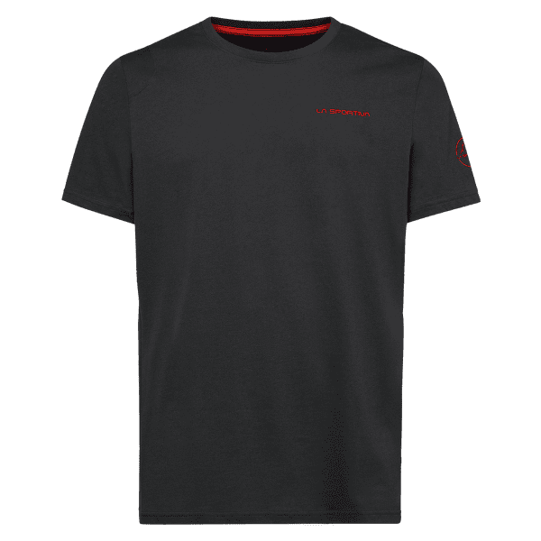 Tricou cu mânecă scurtă La Sportiva BOULDER T-SHIRT Men Carbon/Cherry Tomato