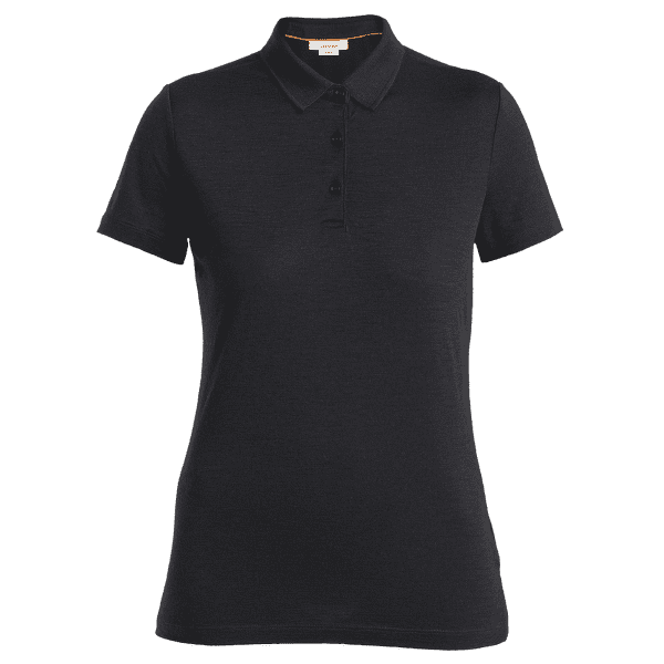 Tricou polo Icebreaker Merino 150 Tech Lite III SS Polo Women Black