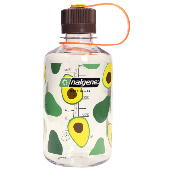 Sticlă Nalgene Narrow-Mouth 500 mL Sustain Clear w/Avocados print 682021-0130