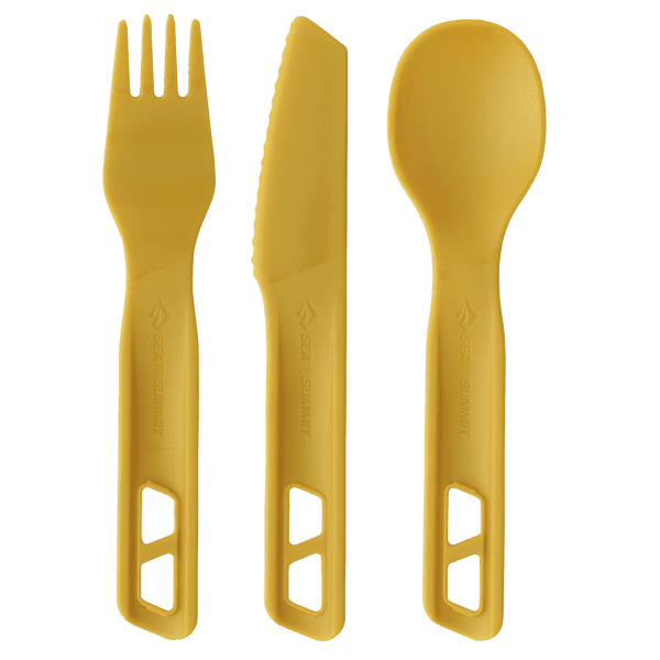 Tacâmuri Sea to Summit Passage Cutlery Set - [3 Piece] Arrowwood Yellow