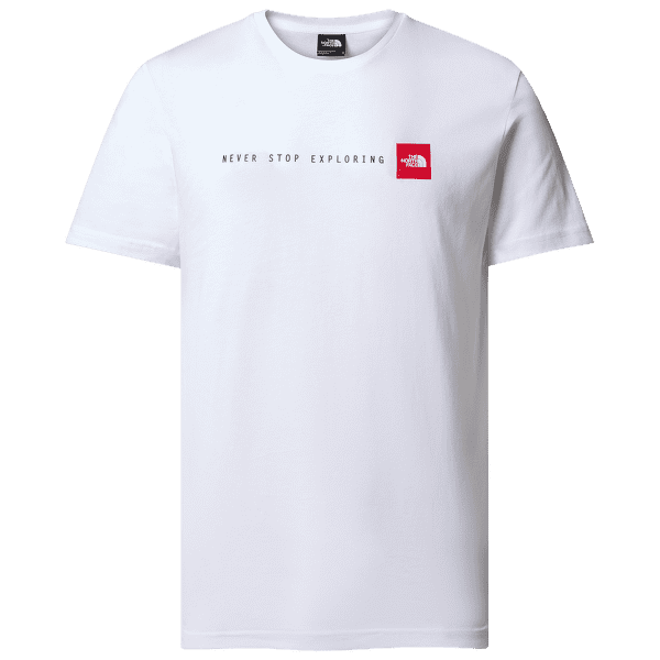 Tricou cu mânecă scurtă The North Face S/S NEVER STOP EXPLORING TEE Men TNF WHITE