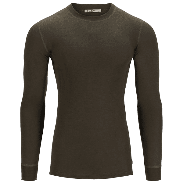 Tricou cu mânecă lungă Aclima WarmWool Crew Neck Man Tarmac